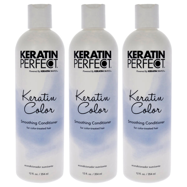 Keratin Perfect Keratin Color Conditioner by Keratin Perfect for Unisex - 12 oz Conditioner - Pack of 3