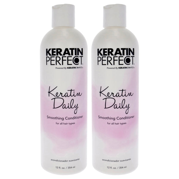 Keratin Perfect Keratin Daily Conditioner by Keratin Perfect for Unisex - 12 oz Conditioner - Pack of 2