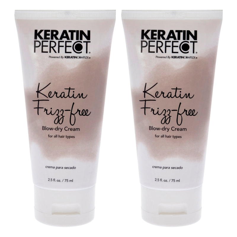 Keratin Perfect Keratin Frizz-Free Bow Dry Cream by Keratin Perfect for Unisex - 2.5 oz Cream - Pack of 2