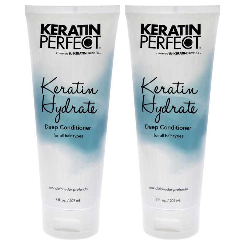 Keratin Perfect Keratin Hydrate Deep Conditioner by Keratin Perfect for Unisex - 7 oz Conditioner - Pack of 2