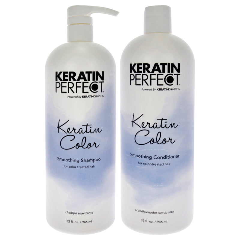 Keratin Perfect Keratin Color Kit by Keratin Perfect for Unisex - 2 Pc Kit 32oz Shampoo, 32oz Conditioner