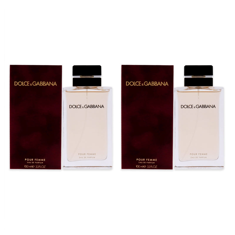 Dolce & Gabbana Dolce and Gabbana Pour Femme by Dolce and Gabbana for Women - 3.3 oz EDP Spray - Pack of 2