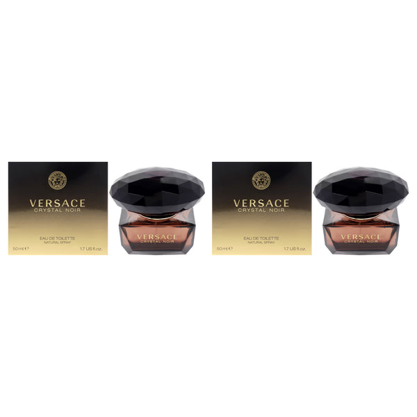 Versace Versace Crystal Noir by Versace for Women - 1.7 oz EDT Spray - Pack of 2