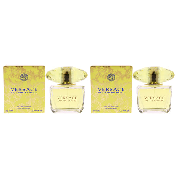 Versace Versace Yellow Diamond by Versace for Women - 3 oz EDT Spray - Pack of 2