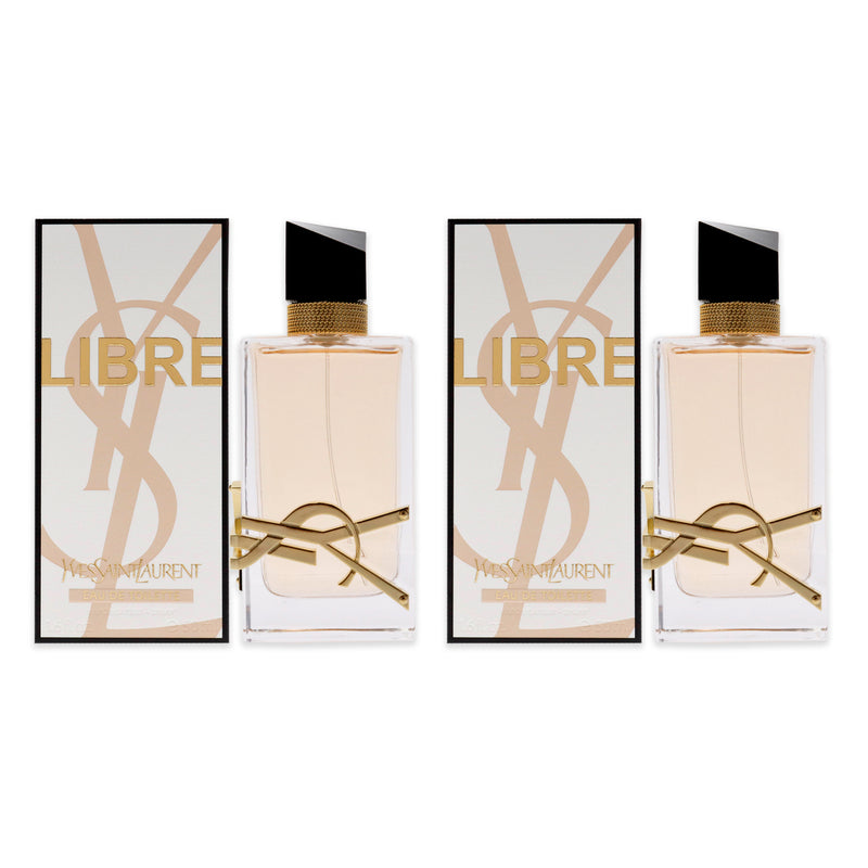 Yves Saint Laurent Libre by Yves Saint Laurent for Women - 1.6 oz EDT Spray - Pack of 2