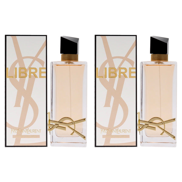 Yves Saint Laurent Libre by Yves Saint Laurent for Women - 3 oz EDT Spray - Pack of 2