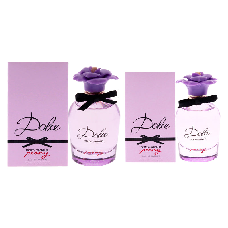 Dolce & Gabbana Dolce Peony Kit by Dolce and Gabbana for Women - 2 Pc Kit 2.5oz EDP Spray, 1.6oz EDP Spray