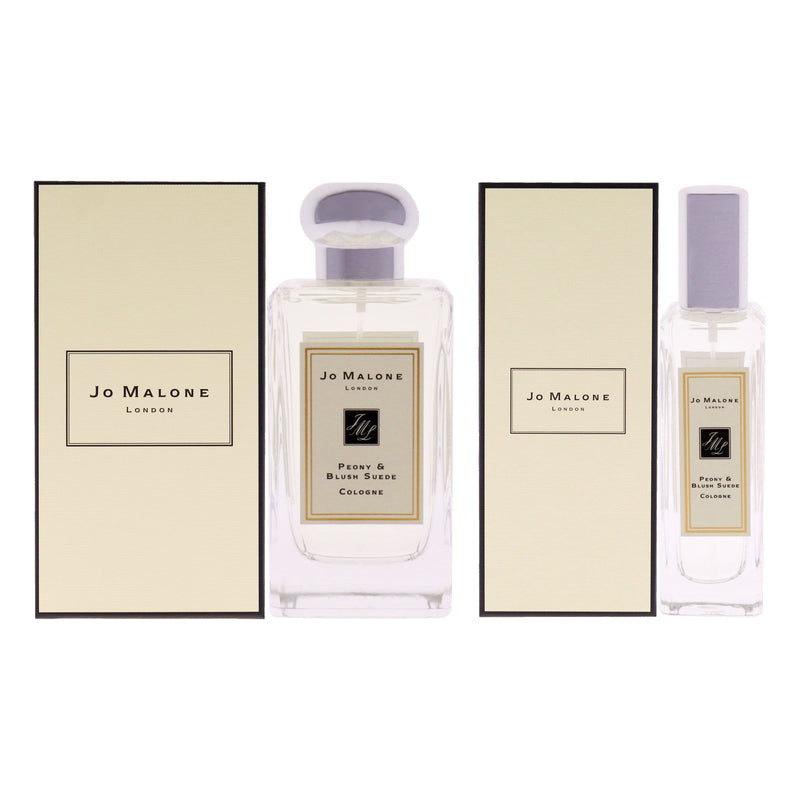 Jo Malone Peony and Blush Suede Kit by Jo Malone for Women - 2 Pc 3.4oz Cologne Spray, 1oz Cologne Spray