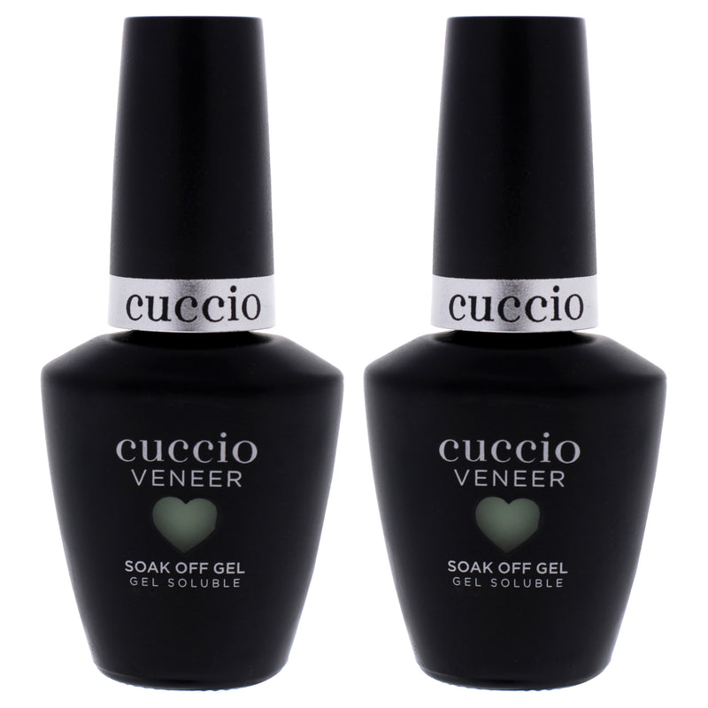 Cuccio Colour Veener Soak Off Gel - Positivity by Cuccio Colour for Women - 0.44 oz Nail Polish - Pack of 2