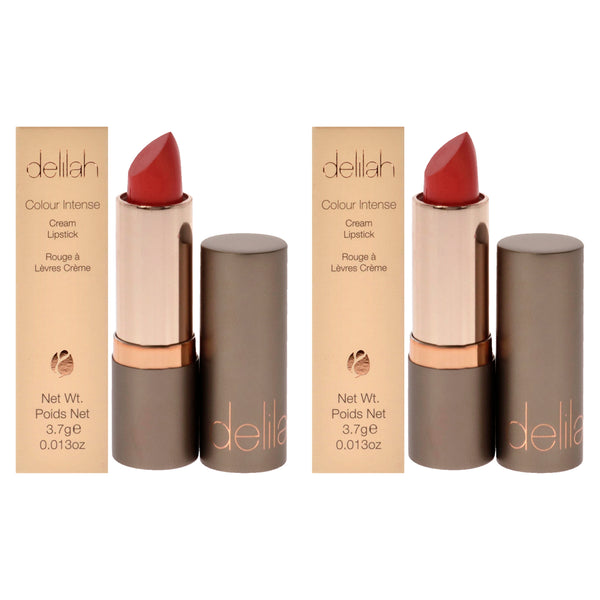 Delilah Colour Intense Cream Lipstick - Tango by Delilah for Women - 0.13 oz Lipstick - Pack of 2