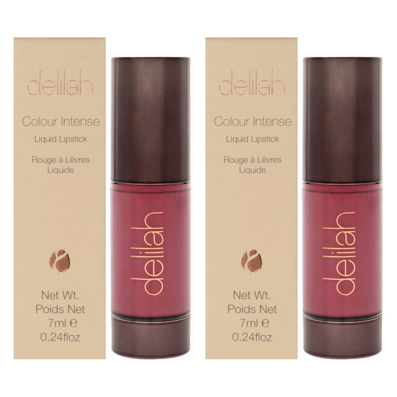 Delilah Colour Intense Liquid Lipstick - Belle by Delilah for Women - 0.24 oz Lipstick - Pack of 2