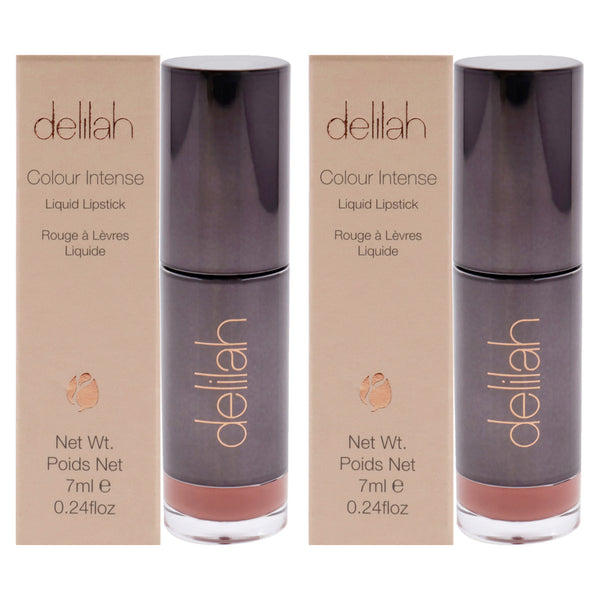 Delilah Colour Intense Liquid Lipstick - Breeze by Delilah for Women - 0.24 oz Lipstick - Pack of 2