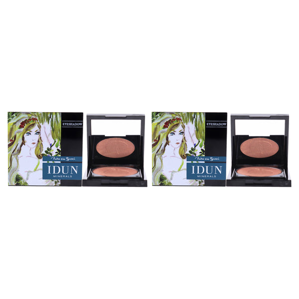 Idun Minerals Eyeshadow - 110 Kungsljus by Idun Minerals for Women - 0.10 oz Eye Shadow - Pack of 2