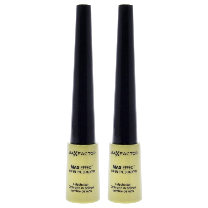 Max Factor Max Effect Dip-In Eyeshadow - # 06 Party Lime by Max Factor for Women - 1 g Eyeshadow - Pack of 2