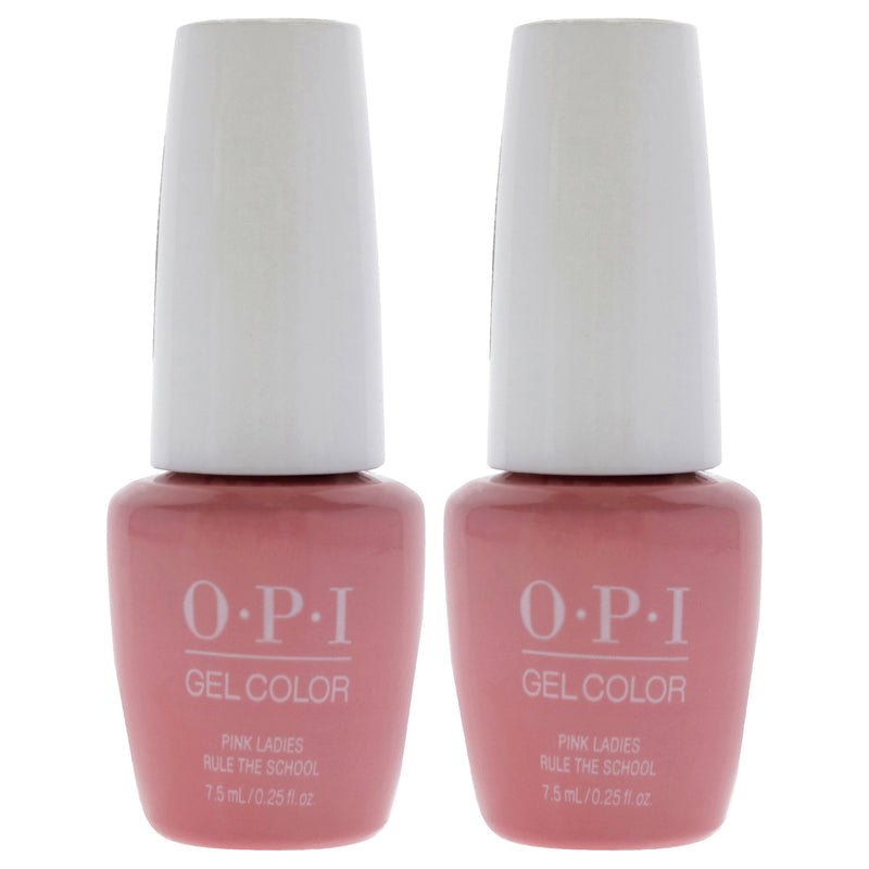 OPI GelColor - GC G48B Pink Ladies Rule The School by OPI for Women - 0.25 oz Nail Polish - Pack of 2