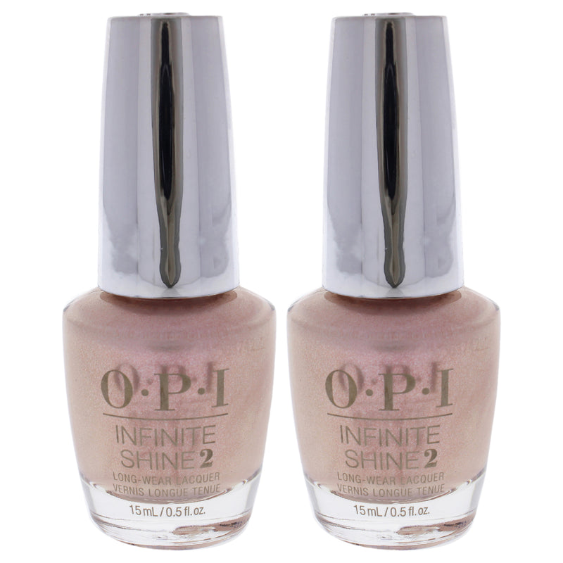 OPI Infinite Shine 2 Lacquer - ISLSH2 Throw Me a Kiss by OPI for Women - 0.5 oz Nail Polish - Pack of 2