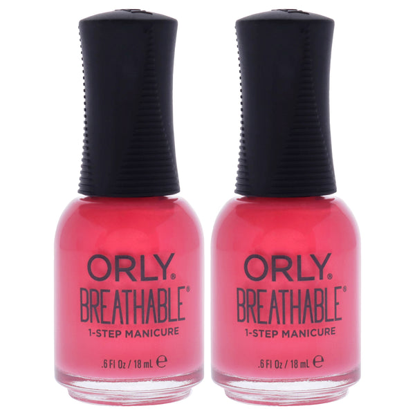 Orly Breathable Treatment Plus Color - 20919 Nail Superfood by Orly for Women - 0.6 oz Nail Polish - Pack of 2