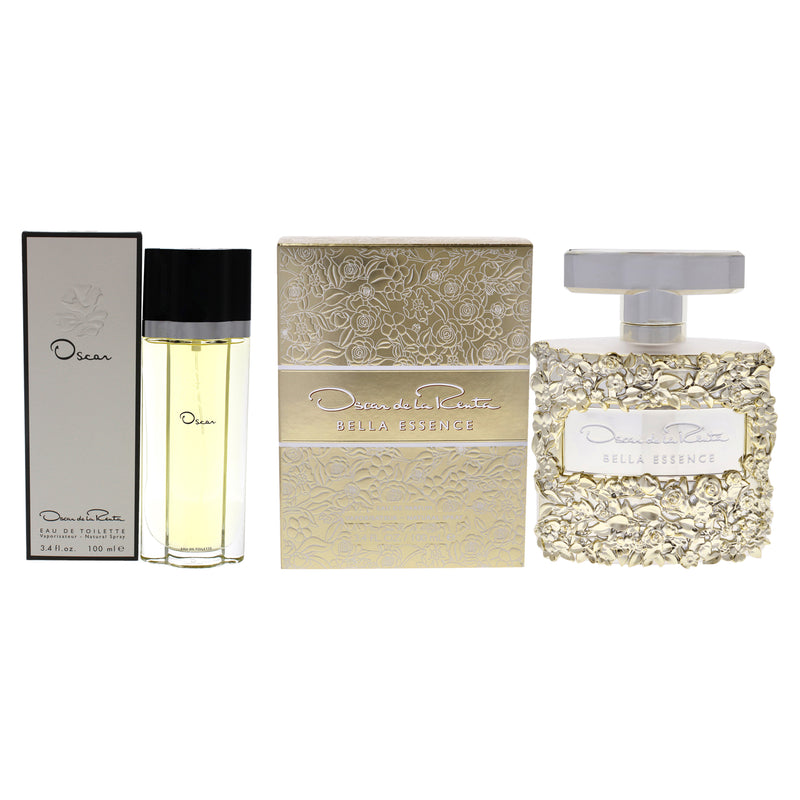 Oscar De La Renta Bella Essence and Oscar Kit by Oscar de la Renta for Women - 2 Pc Kit 3.4 oz EDP Spray, 3.4 oz EDT Spray