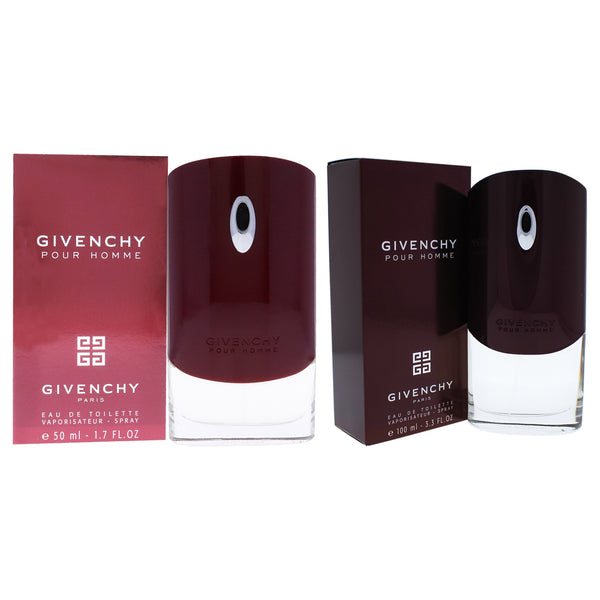 Givenchy Givenchy Kit by Givenchy for Men - 2 Pc Kit 1.7oz Givenchy Pour Homme EDT Spray, 3.3oz Givenchy Pour Homme EDT Spray