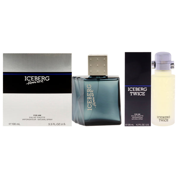 Iceberg Iceberg Homme Kit by Iceberg for Men - 2 Pc Kit 3.3 oz EDT Spray, 4.2oz Iceberg Twice EDT Spray