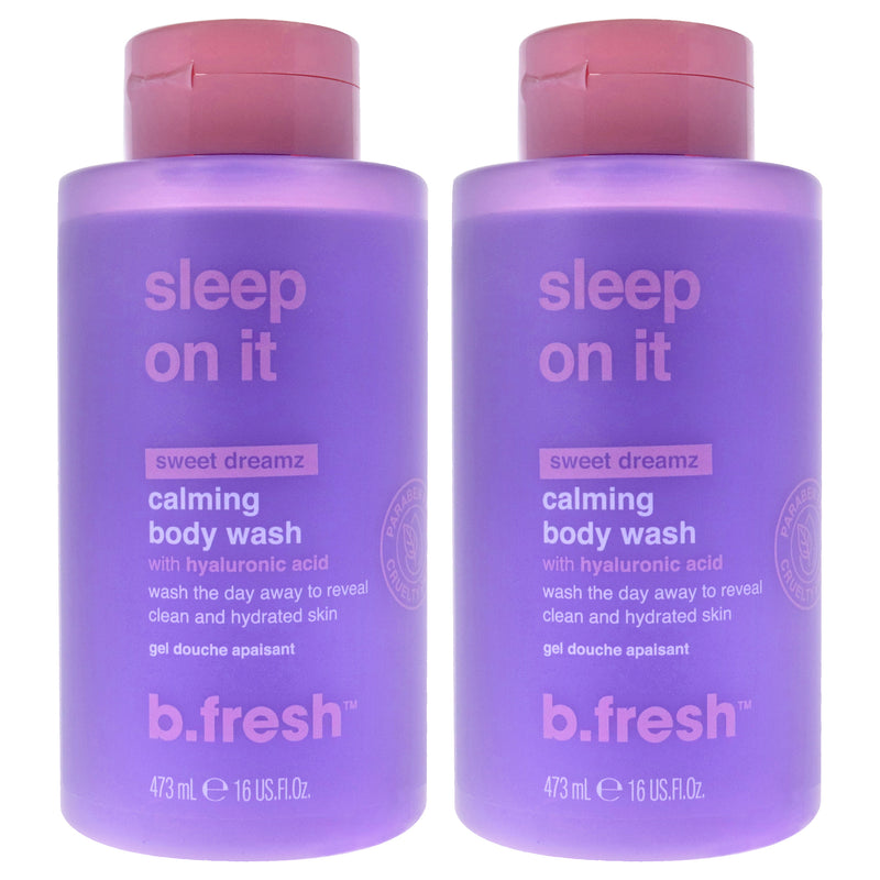 B.Tan Sleep On It Calming Body Wash by B.Tan for Unisex - 16 oz Body Wash - Pack of 2