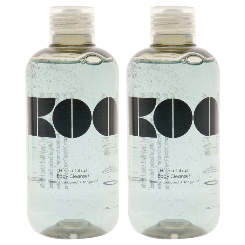 KOA Hinoki Citrus Body Cleanser by KOA for Unisex - 8 oz Cleanser - Pack of 2