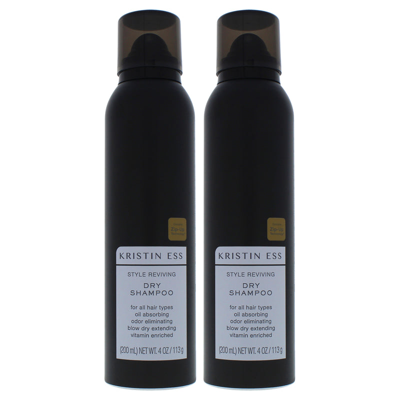 Kristin Ess Style Reviving Dry Shampoo by Kristin Ess for Unisex - 4 oz Dry Shampoo - Pack of 2