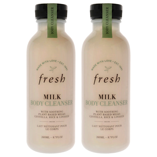 Fresh Milk Body Cleanser by Fresh for Women - 8.7 oz Cleanser - Pack of 2