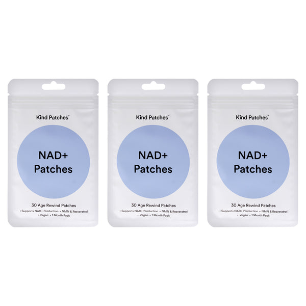 NAD Plus Patches by Kind Patches for Unisex - 30 Count Patches - Pack of 3