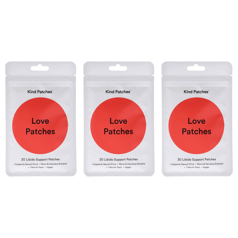 Love Patches by Kind Patches for Women - 30 Count Patches - Pack of 3