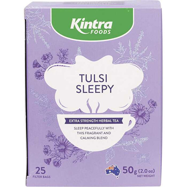 Kintra Foods Herbal Tea Bags Tulsi Sleepy 25pk