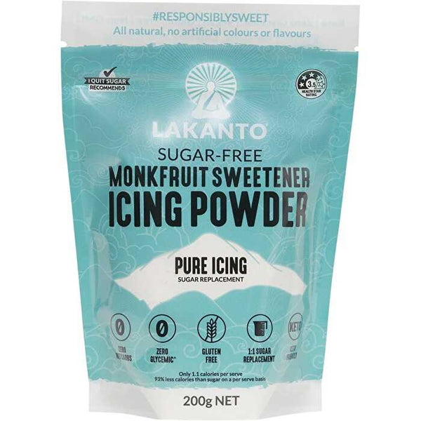 Lakanto Icing Powder Monkfruit Sweetener 200g