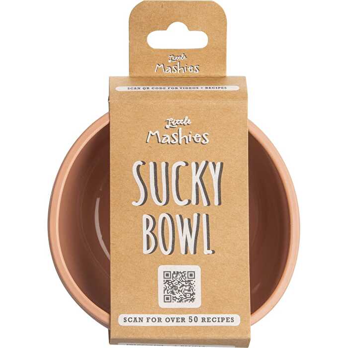 Little Mashies Silicone Sucky Bowl Blush Pink