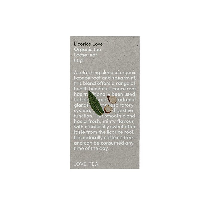 Love Tea Organic Licorice Love Loose Leaf 60g