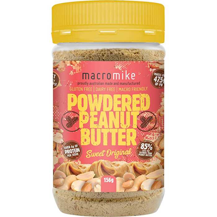 Macro Mike Powdered Peanut Butter Sweet Original 156g