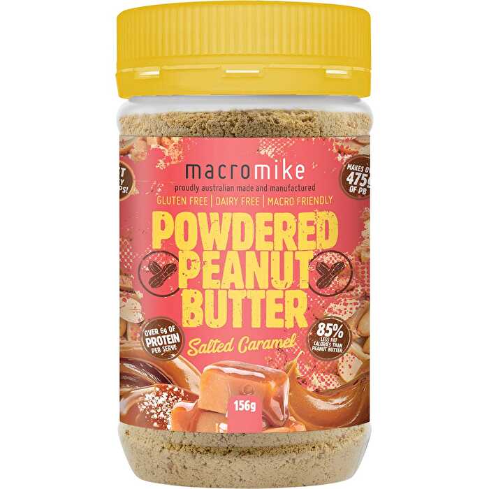 Macro Mike Powdered Peanut Butter Salted Caramel 156g