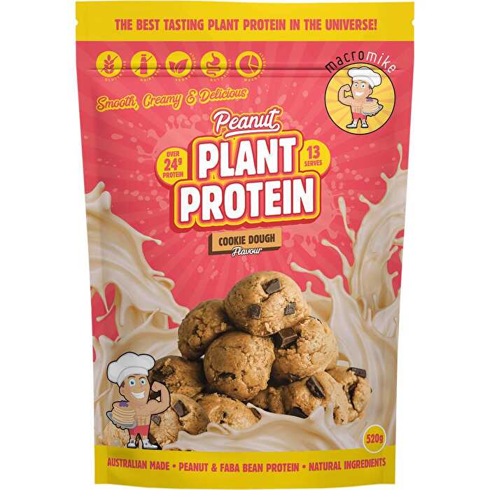 Macro Mike Peanut Plant Protein Cookie Dough 520g