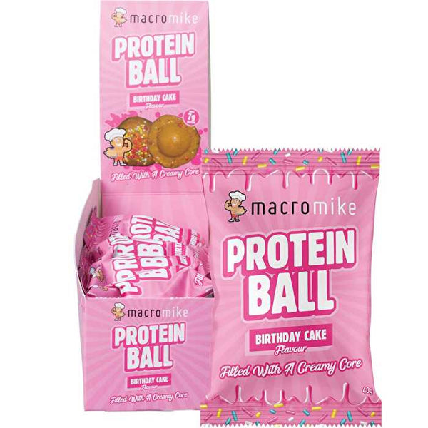 Macro Mike Protein Ball Birthday Cake 12x40g