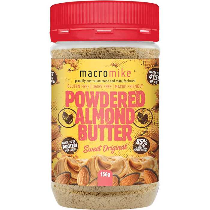 Macro Mike Powdered Almond Butter Sweet Original 156g