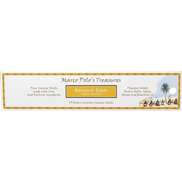 Marco Polo's Treasures Incense Sticks Benzoin Siam 10pk