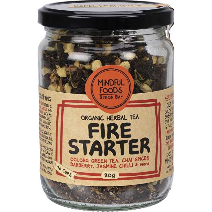 Mindful Foods Fire Starter Organic Herbal Tea 80g