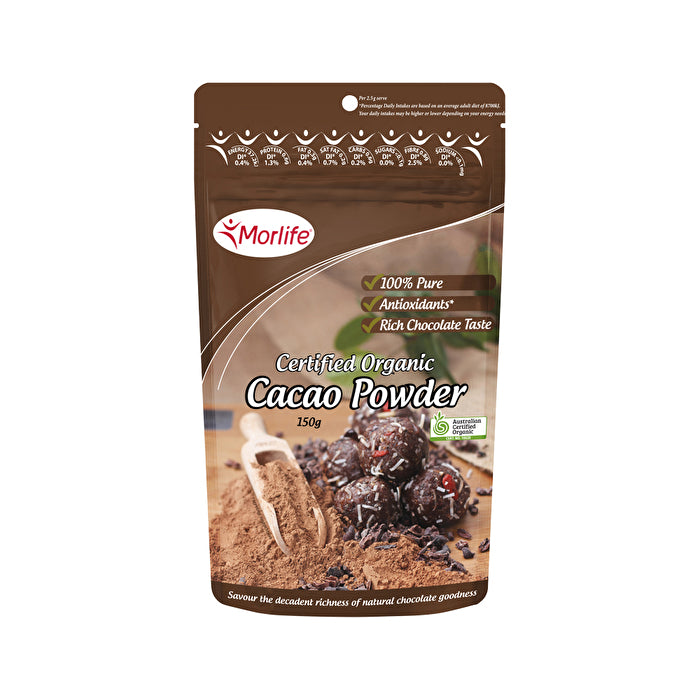 Morlife Organic Cacao Powder 150g