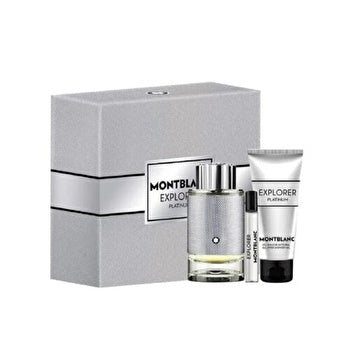 Mont Blanc Explorer Platinum Man Set Eau De Parfum & Eau De Parfum 7.5ml & All-over Shower gel  100ml