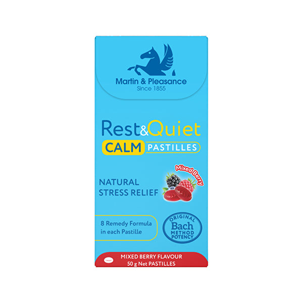 Martin & Pleasance Rest & Quiet Calm Pastilles Mixed Berry 50g