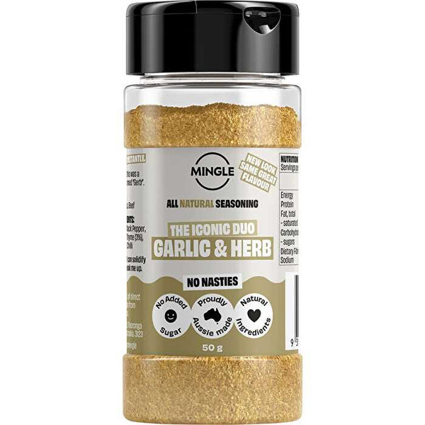 Mingle Garlic & Herb All Natural Seasoning 10x50g