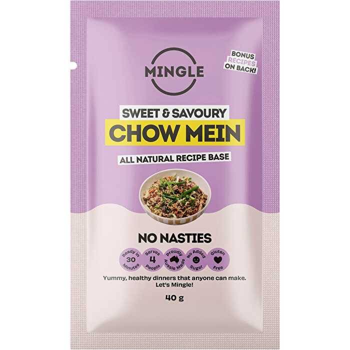 Mingle Chow Mein All Natural Recipe Base 12x40g