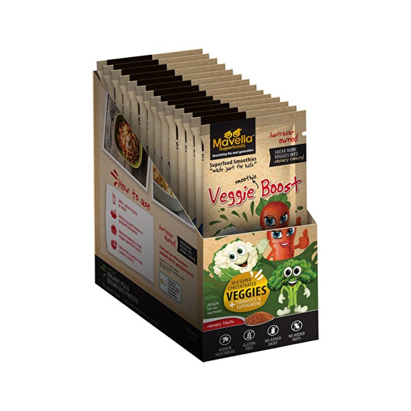 Mavella Superfoods Veggie Superfood Boost Savoury Flavour Sachet 10g x 14 Pack