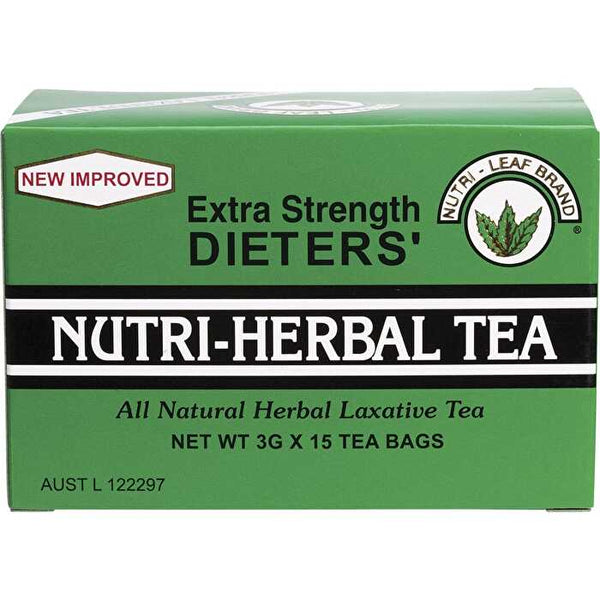 Nutri-leaf Herbal Tea Bags Dieter's Tea Extra Strength 15pk