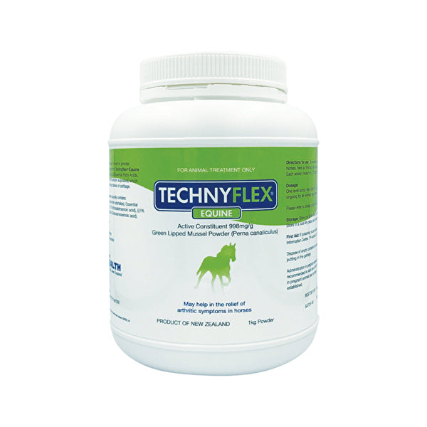 Natural Health Technyflex Equine (Green Lipped Mussel) 1kg