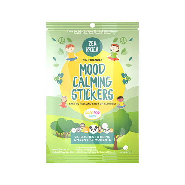 The Natural Patch Co . ZenPatch Organic Mood Calming Stickers x 24 Pack